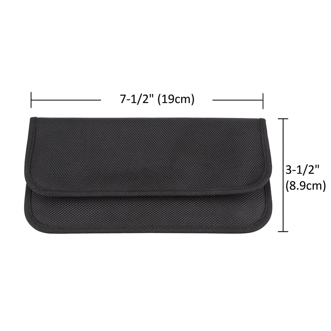 RFID Signal Blocking Bag Shielding Pouch Wallet Case for Cell Phone Privacy Protection and Car Key Fob