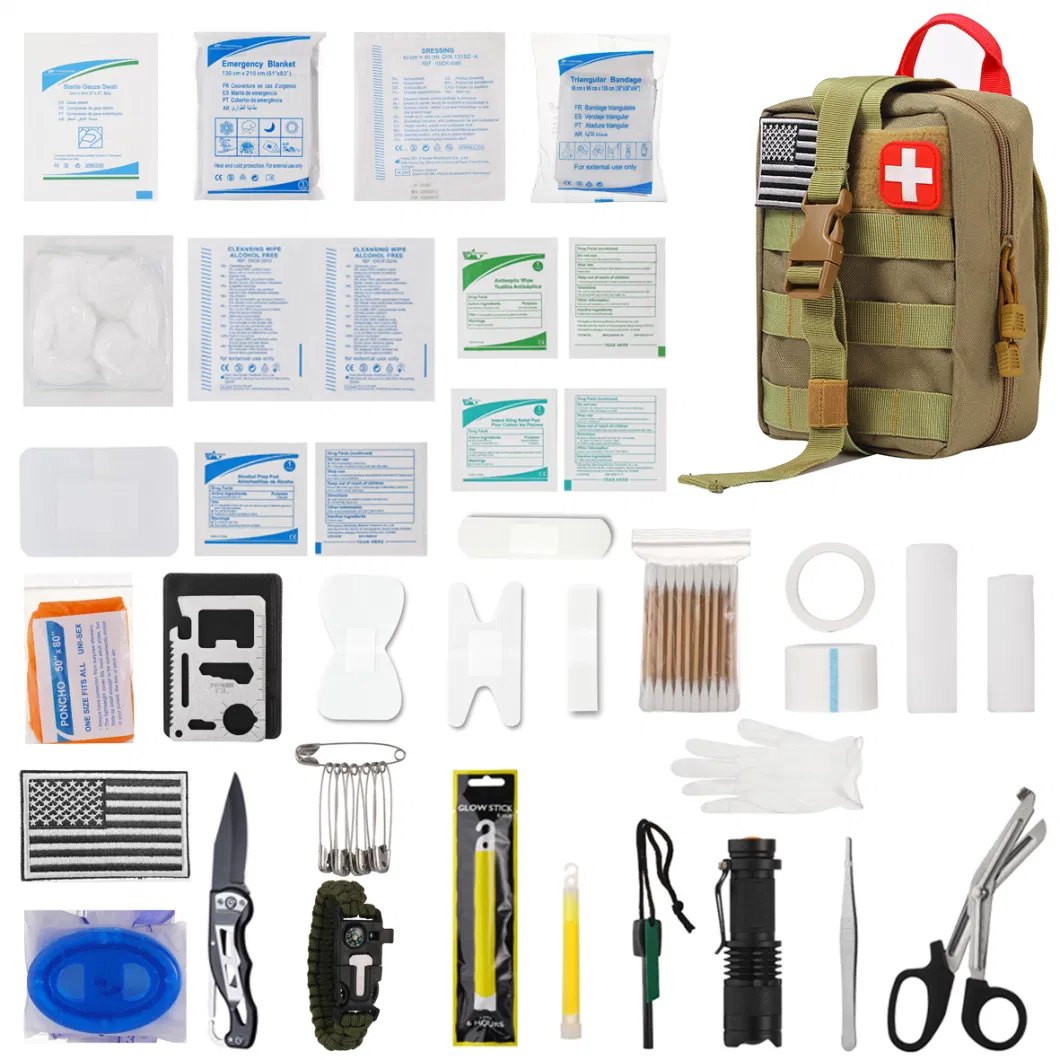Ifak Complete Combat Trauma Bag Medical First Aid Kit Ifak Tactical Pouch