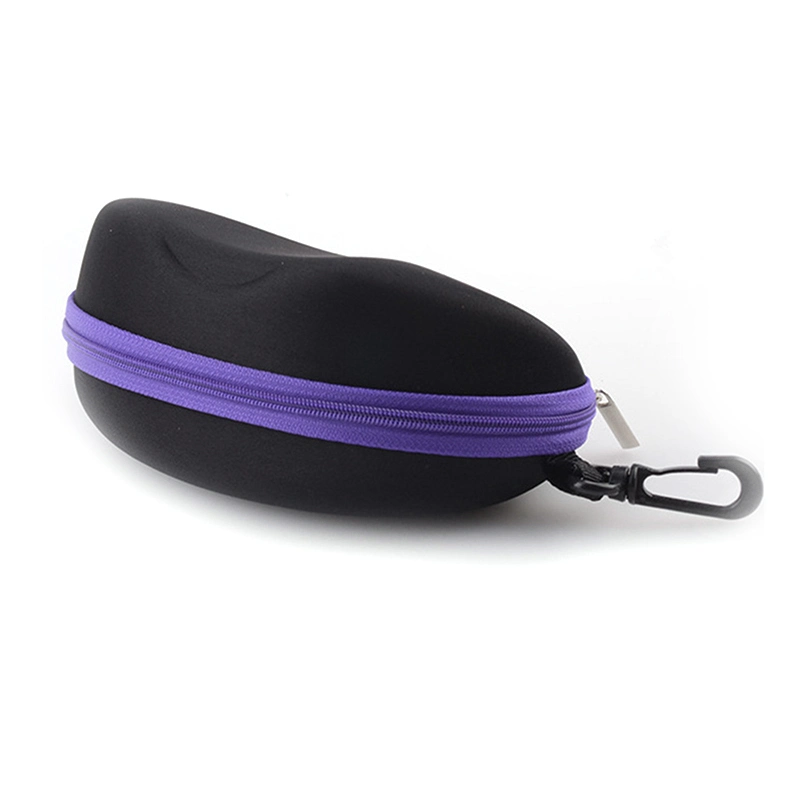 Soft PU Hang-on Sunglasses Leather Pouches Cover with a Strap