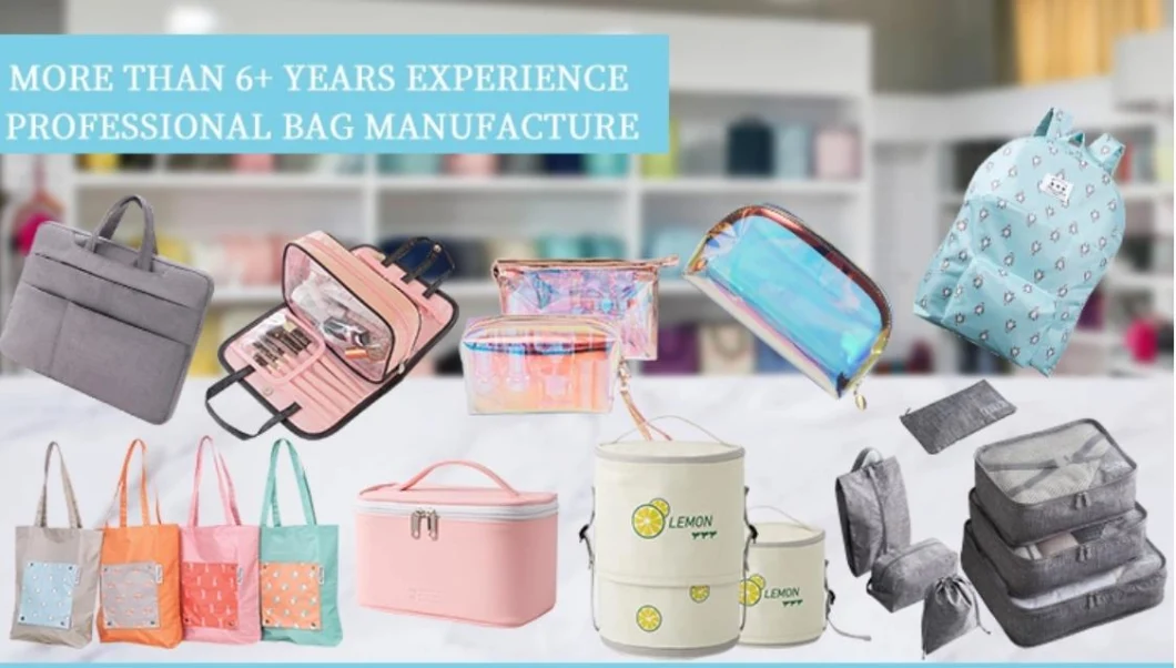 2021 Logo Customize Travel Transparent Cosmetic Bag Make up Bags