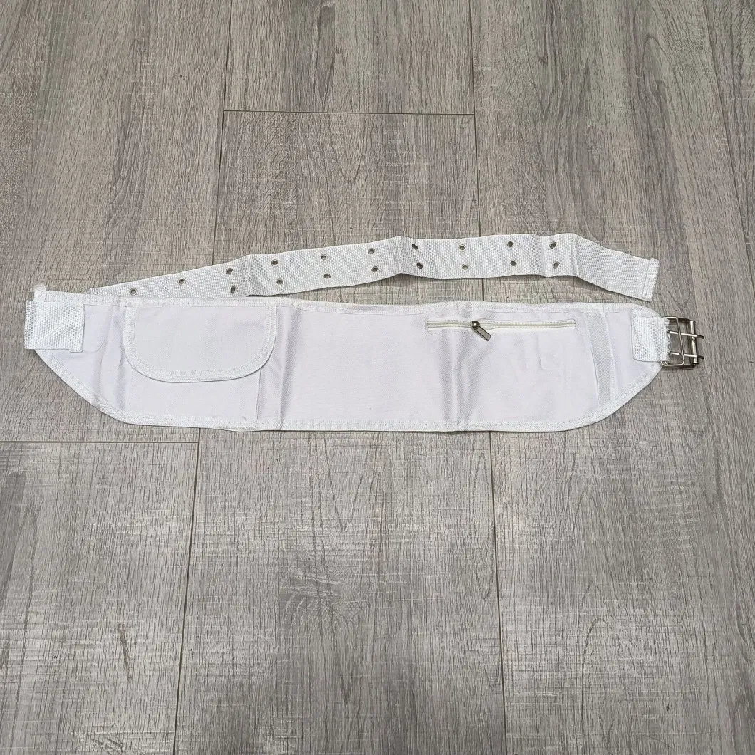 Water Resistant Custom Multifunctional Hajj &amp; Umrah - White Belt Anti-Theft Waist Bag Ahram/Ehram/Travel Pouch of Nylon
