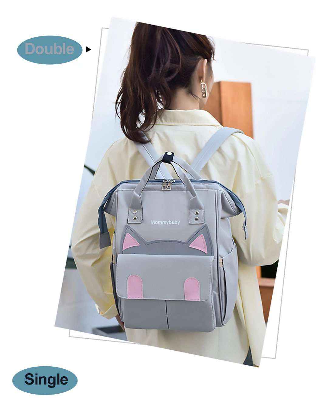 Multi-Function Waterproof Travel Backpack Baby Diaper Bag