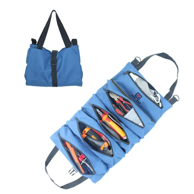 Portable Equipment Polyester 600d Foldable Electrician Tool Bag Pouch