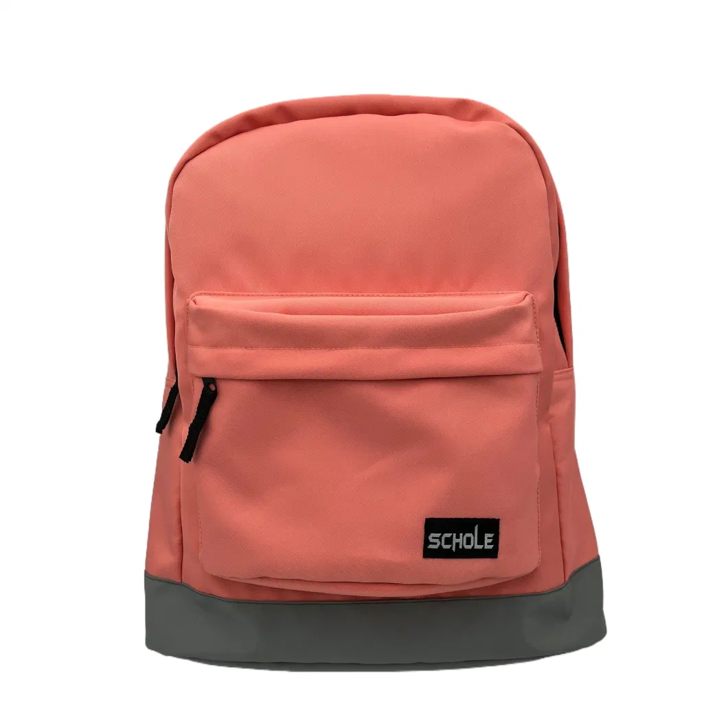 2023 OEM&ODM 16 Inch New Style Pure Color School Bag