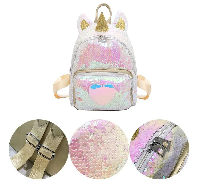 Kids Unicorn Backpack Cartoon Cute Backpack Travel Bag for Girls School Bag