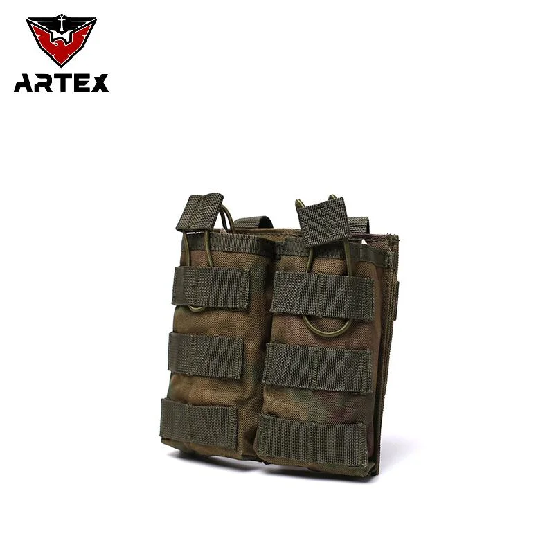 Factory Custom 5.56mm Tactical Fast Moll Mag Pouch for Outdoor Combat Training