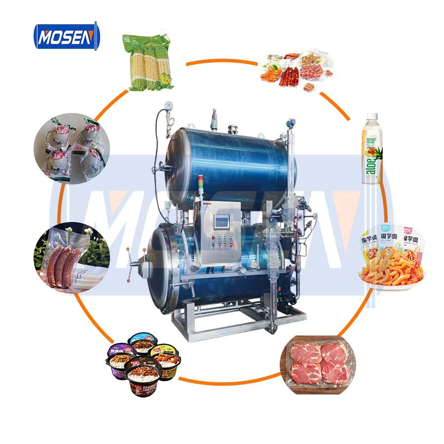 Automatic Water Immersion Pressure Retort Machine for Food in Cans and Pouches