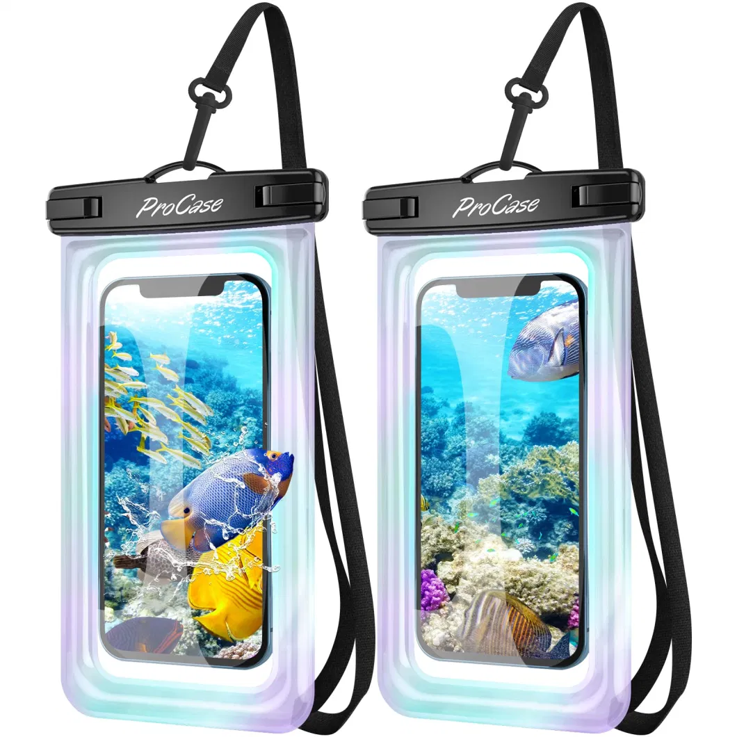 Floating Waterproof Phone Pouch Case, Underwater Dry Bag Cell for iPhone 14 13 12 11 PRO Max Xs Xr X, Galaxy S23 S22 S21 Ultra Pixel up to 7.0&quot;