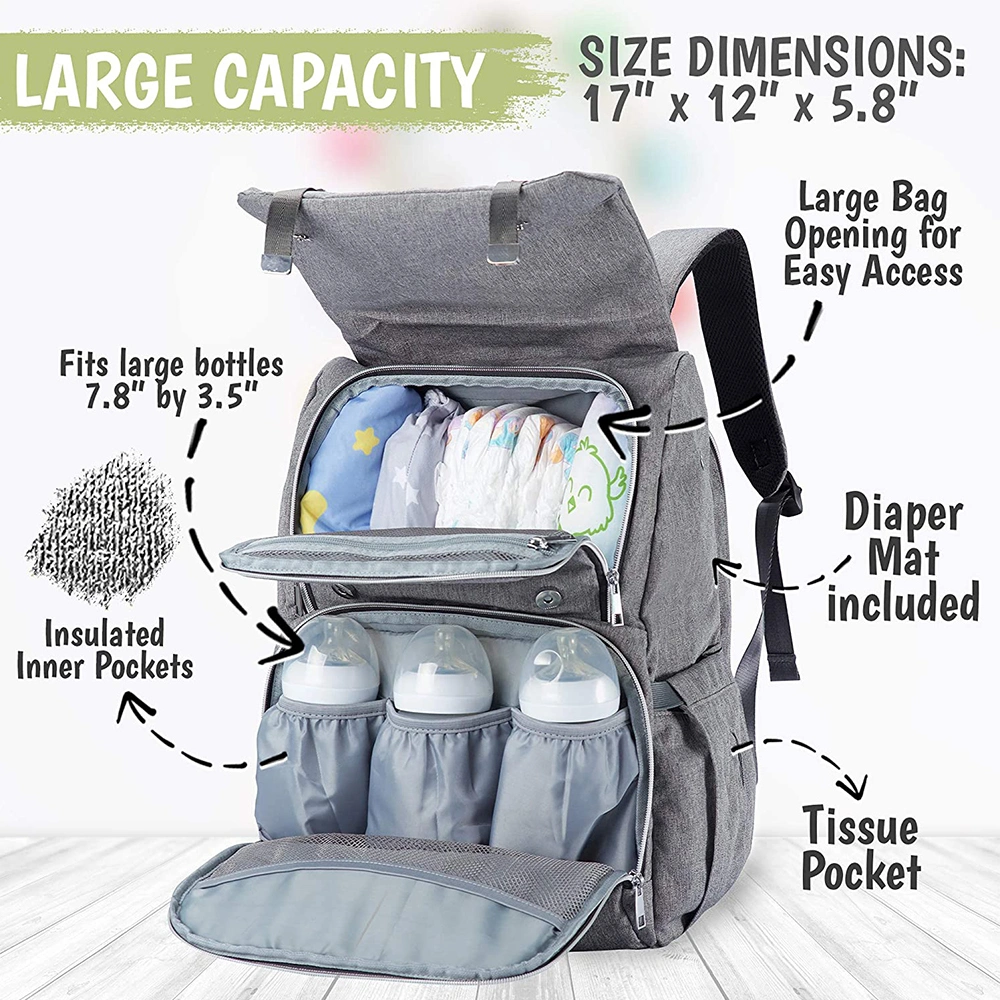 Diaper Bag Multifunction Waterproof Travel Diaper Backpack