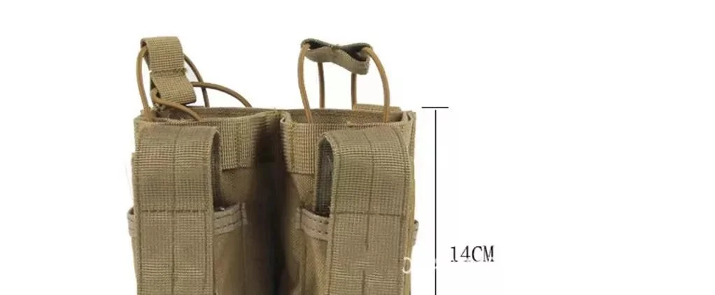 Yuemai Military Tactical Double Pouch Mag Magazine Pouch for Outdoor Combat Hunting