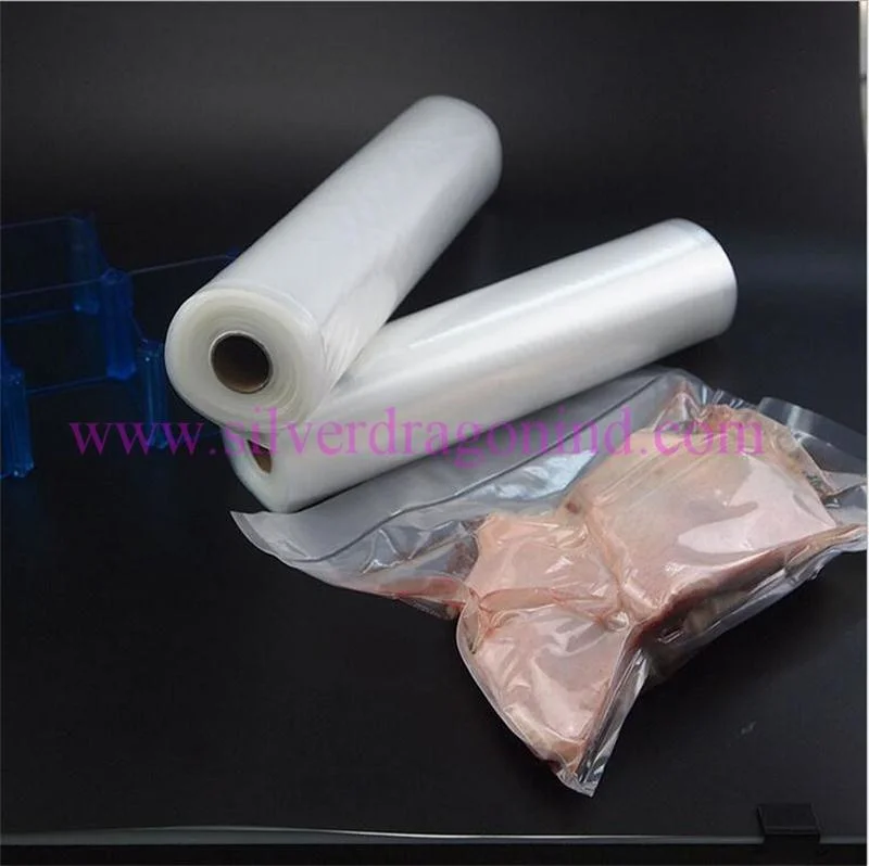 Clear Food Grade Plastic Embossed Vacuum Roll Pouch/Bag 12/15/20/22/25/28/30/32*500cm