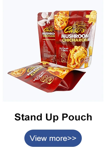 Low MOQ Custom Printed Aluminum Foil Plastic Laminated Coffee Beans Tea Powder Cookie Snack Chips Food Packaging Zipper Mylar Bag Stand up Pouch