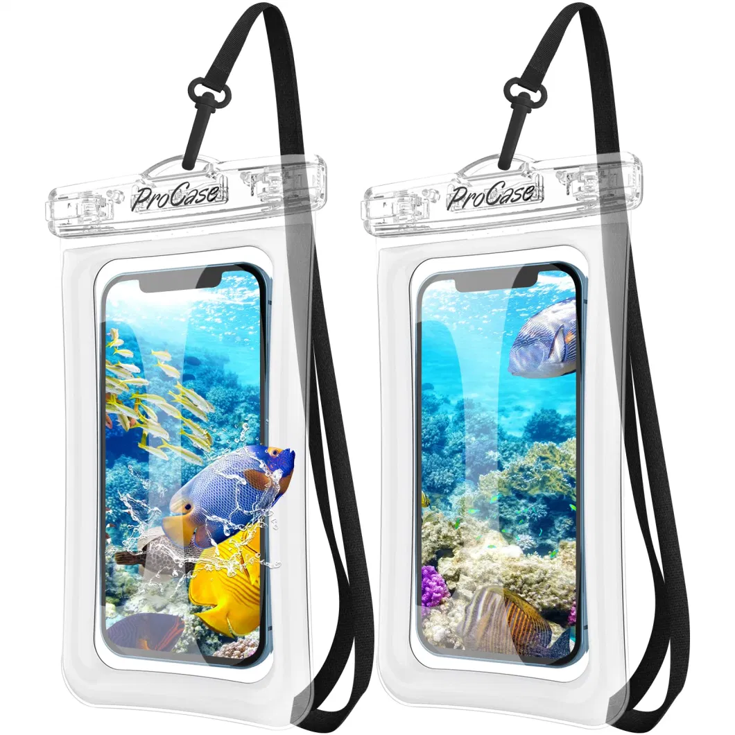 Floating Waterproof Phone Pouch Case, Underwater Dry Bag Cell for iPhone 14 13 12 11 PRO Max Xs Xr X, Galaxy S23 S22 S21 Ultra Pixel up to 7.0&quot;