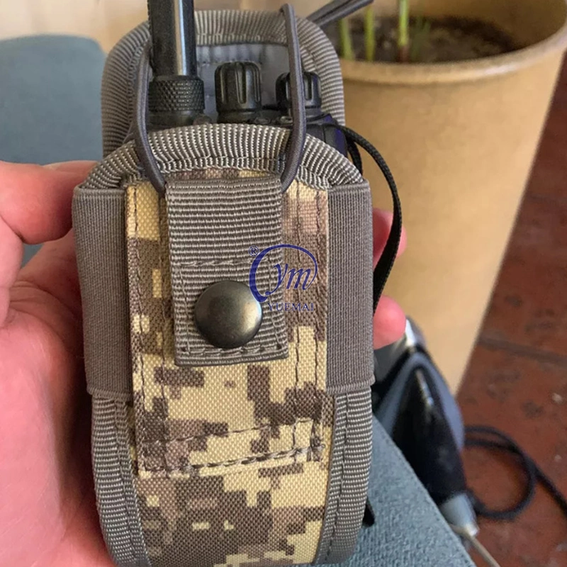 Military Tactical Durable Molle Radio Walkie Talkies Pouch for Hunting Outdoor Activities