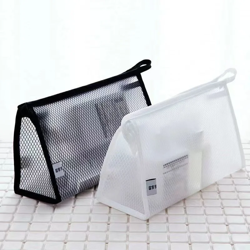 Clear Travel Bags for Toiletry Clear Plastic Makeup Bags with Zipper Waterproof Clear Toiletry Bags for Women PVC Travel Makeup Cosmetic Bag