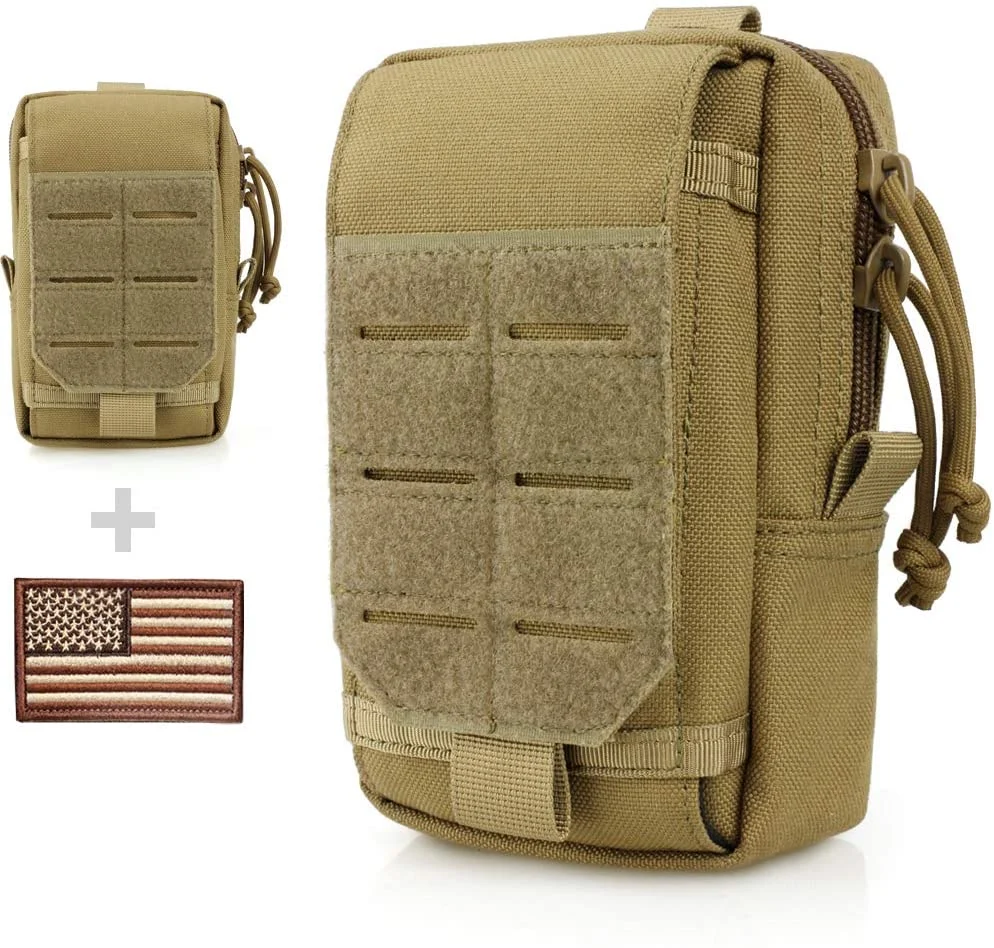 Premium 1000d China Supplier Men Gift Gadget Organizer Waist Pack Ifak Bag EDC Tactical Utility Pouch