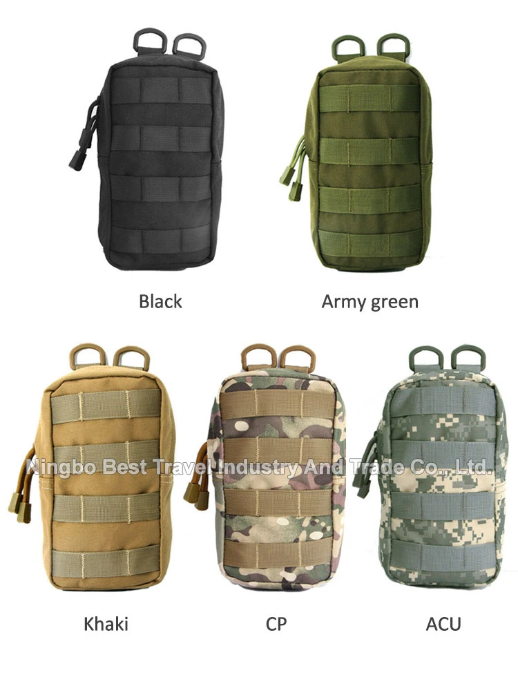 Military Style Compact Utility EDC 600d Gadget Pouch Gear Tool Tactical Hanging Waist Pack Magazine Bag Molle Pouch