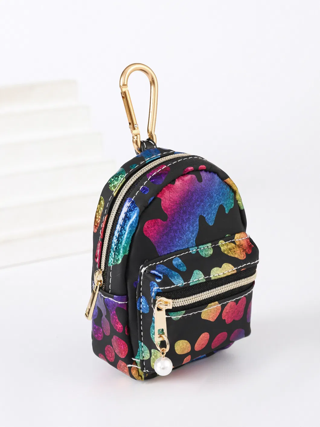 Coin Purse Colorful Mini Small School Bag Car Key Chain Pendant