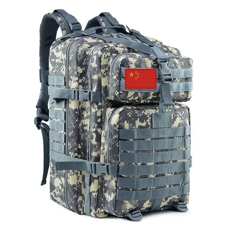 45L Custom Outdoor Camouflage Tactical Combat Climbing Bag Backpack