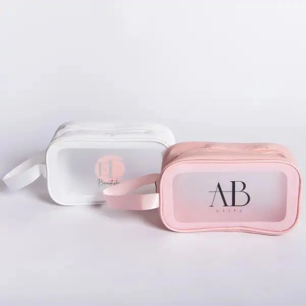 High Quality Cosmetic Bag Custom Logo Fashion Girls Makeup Bag Waterproof PVC Bag