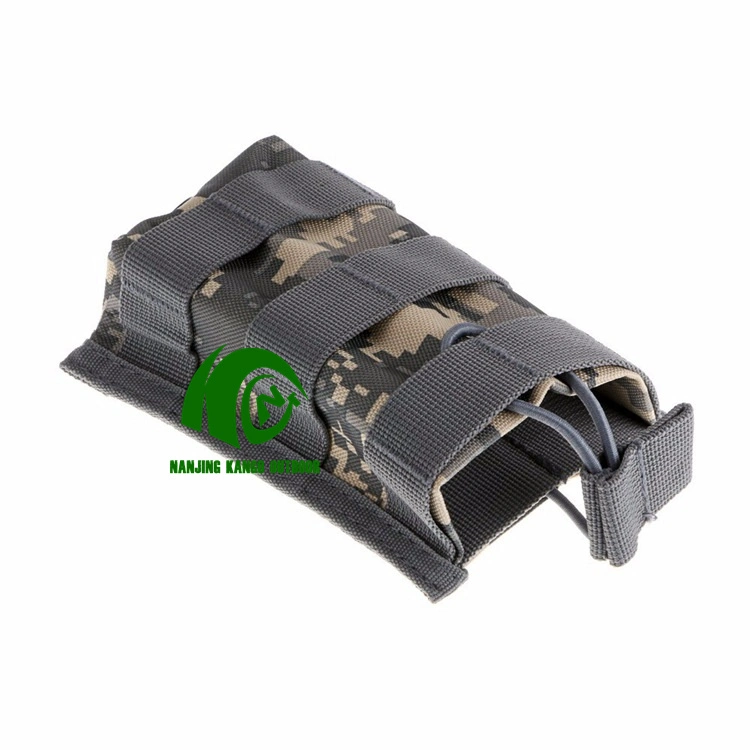 Kango Military Tactical Ammo 9mm Single Mag Pouch for Plate Carrier Tactical Leg Mag Pouch