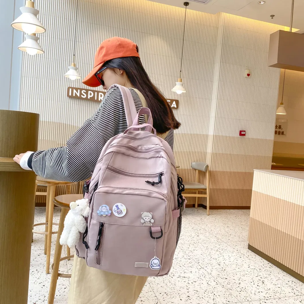 Cute Aesthetic Backpack School Middle Student Backpack Teens Girls Bookbags School Bag