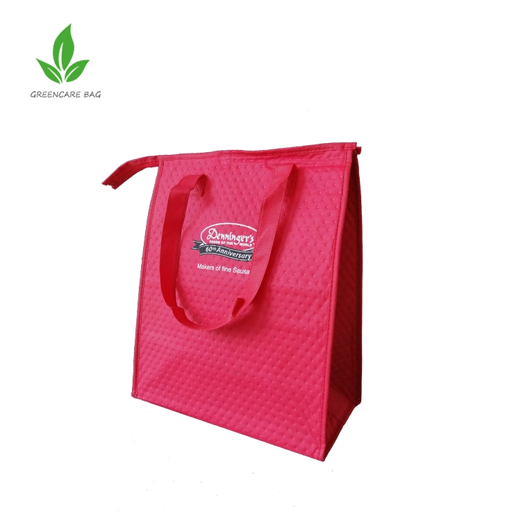 Reusable Thermal Food Delivery Bag Insulated Breastmilk Cooler Bag with Ice Pack