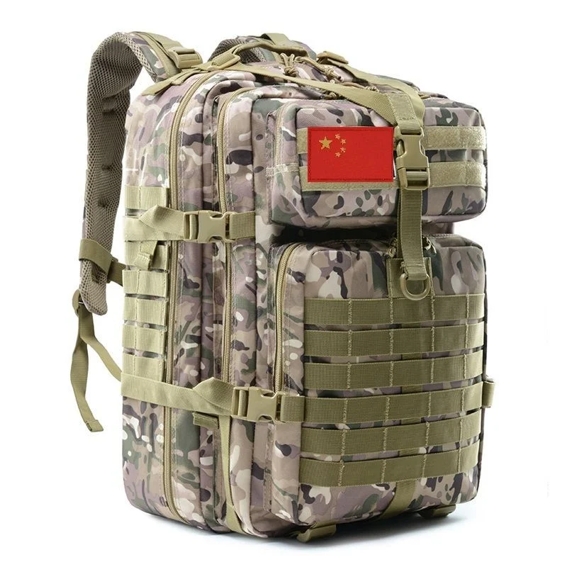 45L Custom Outdoor Camouflage Tactical Combat Climbing Bag Backpack