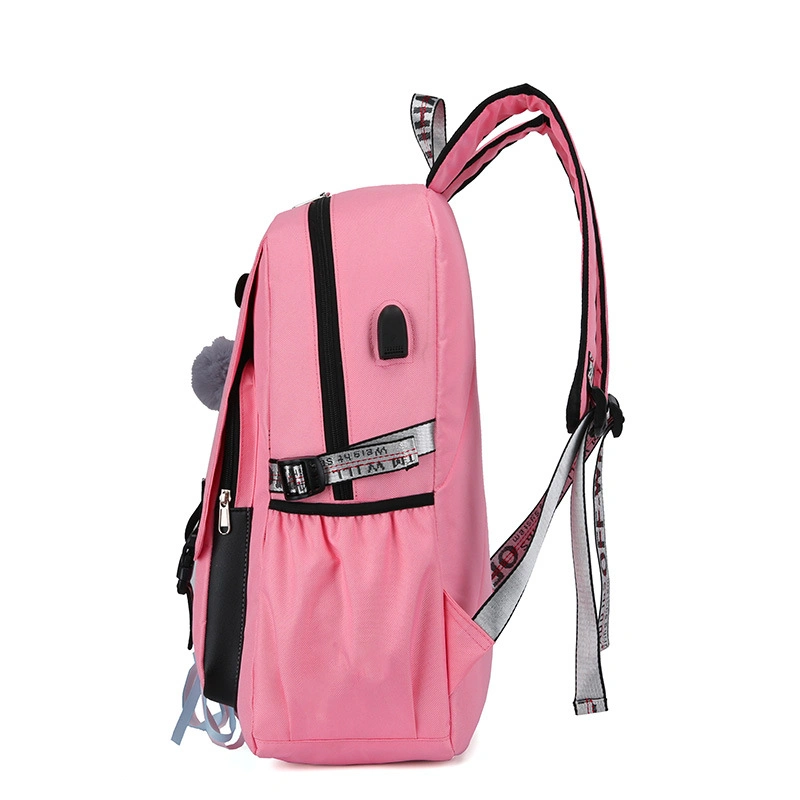 Large School Bags for Teenage Girls USB with Lock Anti Theft Backpack Women Book Bag Big High School Bag Youth Leisure College