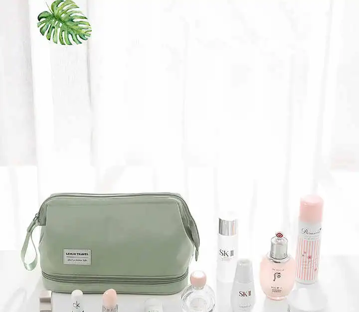 Customize Waterproof Cosmetic Bag Polyester Makeup Bag