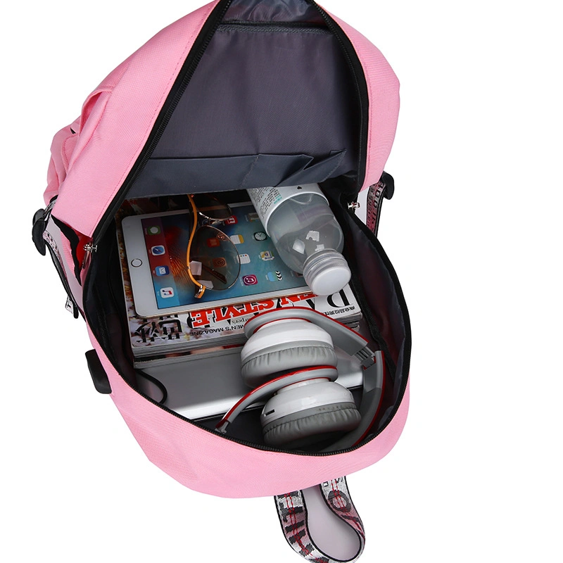 Large School Bags for Teenage Girls USB with Lock Anti Theft Backpack Women Book Bag Big High School Bag Youth Leisure College