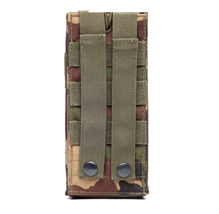 Ea297 Waterproof Nylon Grey Belt Molle Tool Firefighter Radio Pouch Bags for Men Water Bottle Holder Wholesale Customized Custom Logo Small Tactical Bag