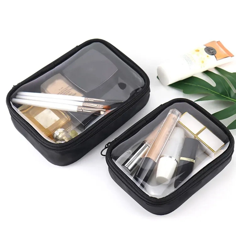 Women Makeup Bag Waterproof PVC Travel Cosmetic Case Clear Makeup Bags for Toiletry Brush Organizer Set Pouch