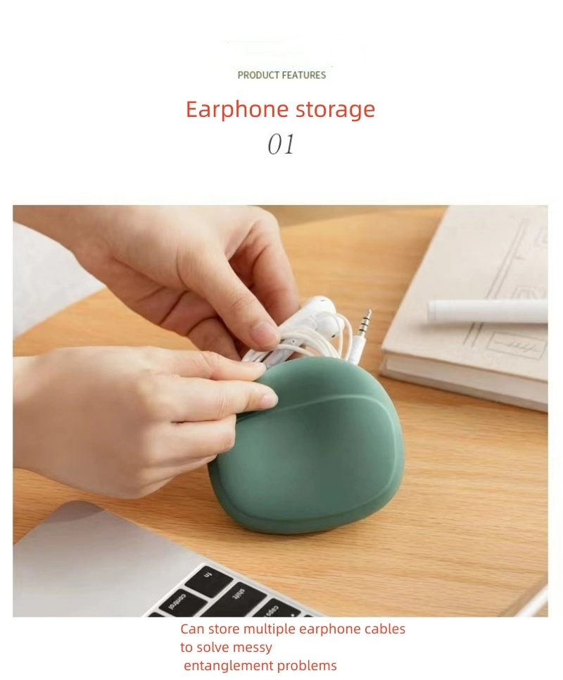 Silicone Small Hand Pouch for Storing Earbuds/USB Flash Drive/Keys/Mini Lipstick