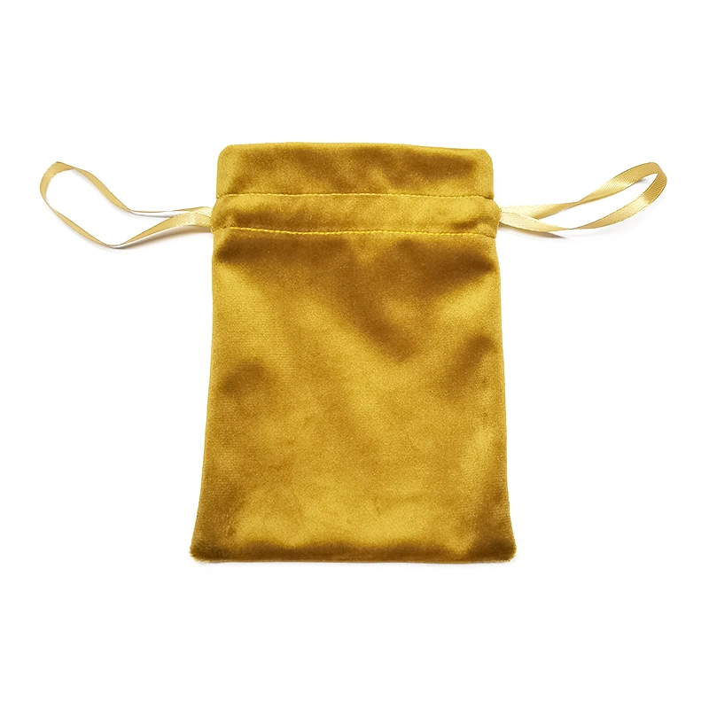 OEM Colorful Velvet Gift Storage Drawstring Bag Make-up Pouch