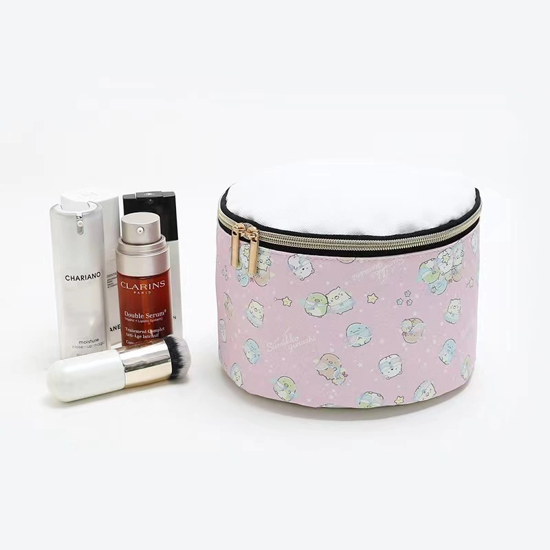 Hot Sale PU Leather Cosmetic Makeup Wash Bag Customize Travel Storage Case Bag for Ladies