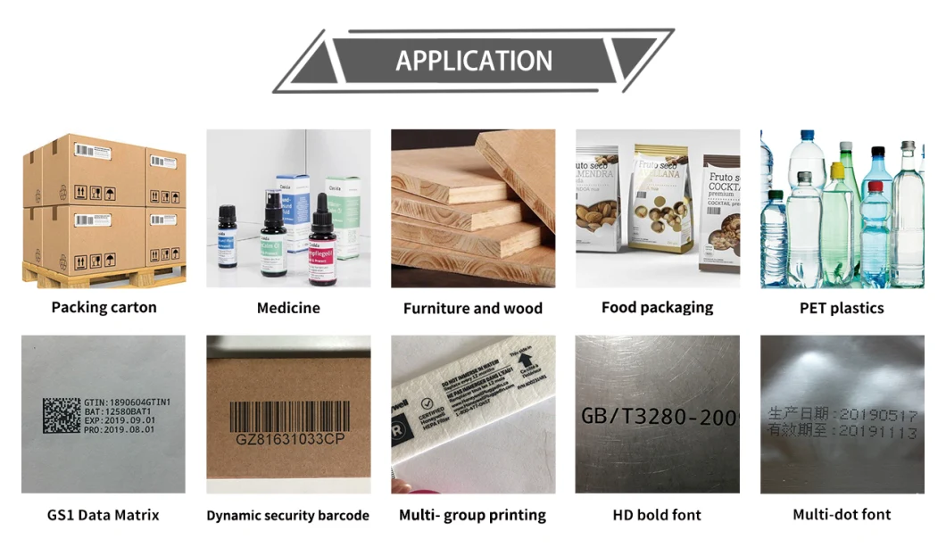 Docod OEM/ODM S400plus Ink Marking Systems Pouch Coding Machine Large Format Inkjet Printer for Bottle Can Box for Caffe Egg Bag