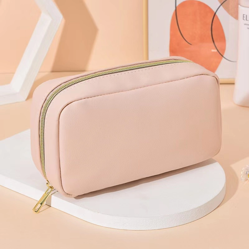 Cosmetics Makeup Pink PU Travel Toiletry Women&prime;s Cosmetic Bag