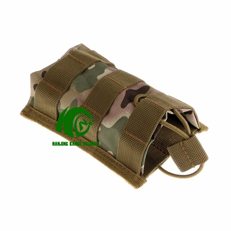 Kango Military Tactical Ammo 9mm Single Mag Pouch for Plate Carrier Tactical Leg Mag Pouch