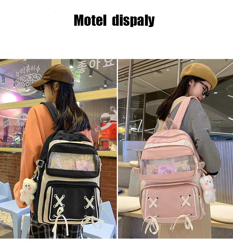 Fashion Cute Teenager Waterproof Large Capacity High Quality School Bags for Girls