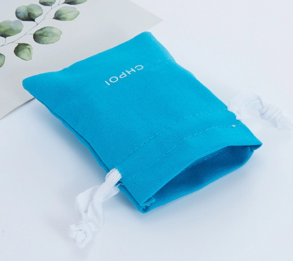 Fabric Gift Bags Cotton Drawstring Bags Gift Packaging Bag for Jewelry Cosmetics Small Pouch Bag Canvas Drawstring Bag Wholesale Muslin Gift Pouch Custom Logo