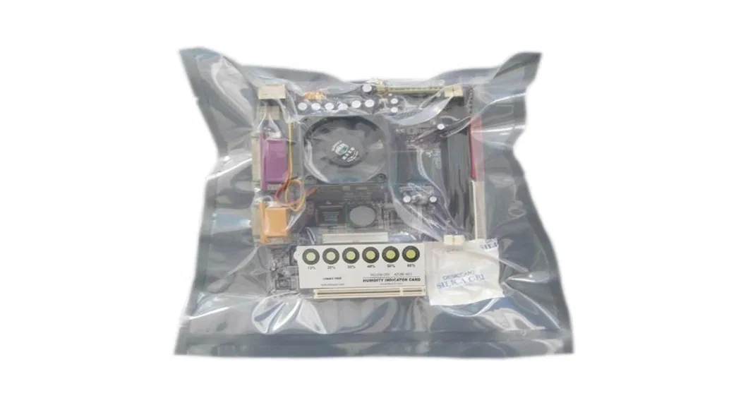 ESD Transparent Black PE Conductive Grid Bag Flat Pouch for Electronic Components Packing