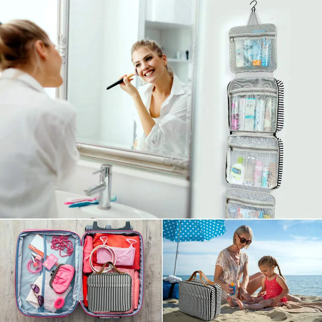 Waterproof Large Cosmetic Make up Organizer Travel Hanging Makeup Bag