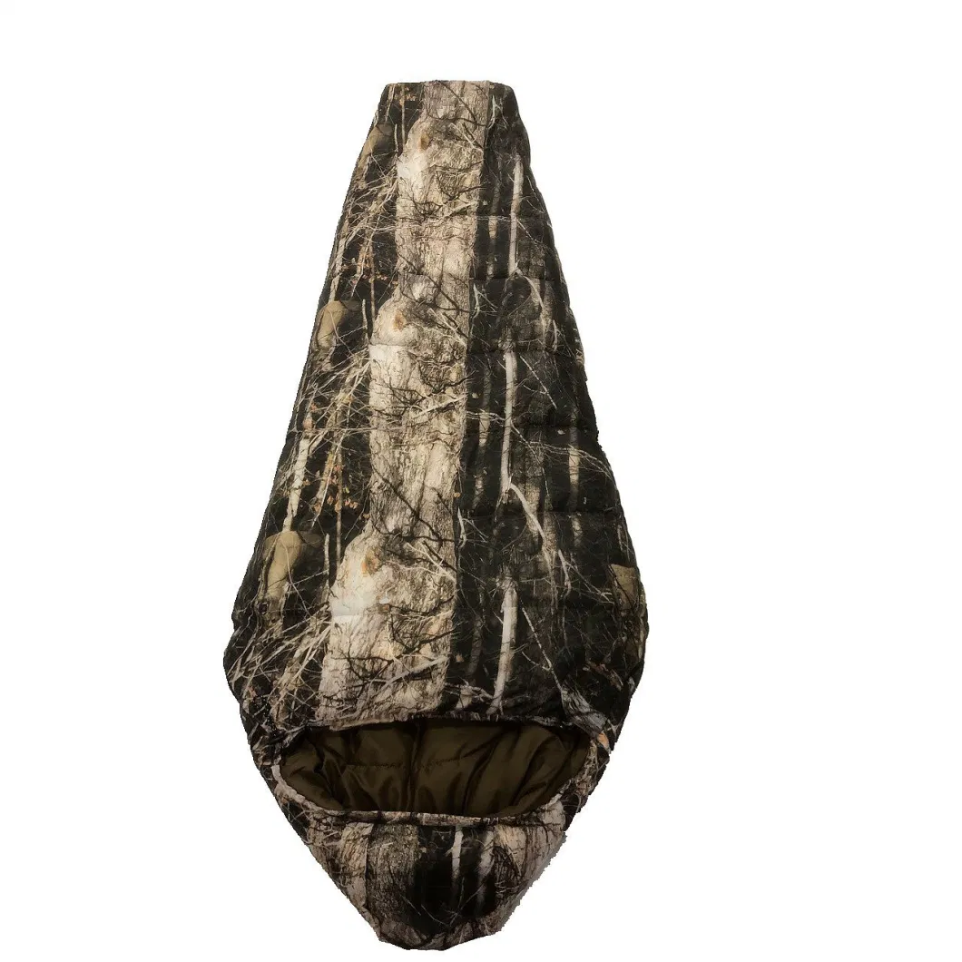 Double Layered Mommy Hunting Camouflage Sleeping Bag for Outdoor Camping Camouflage Sleeping Bag