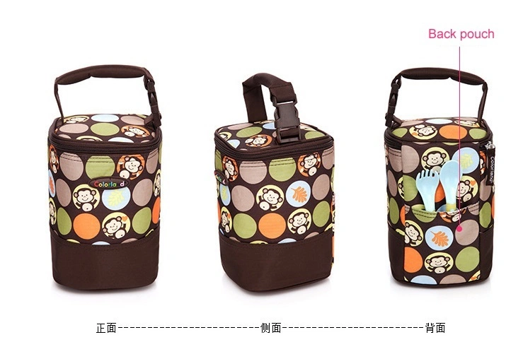 Portable Baby Bottle Bag Insulated Breastmilk Storage Bag Bottle Cooler Bag