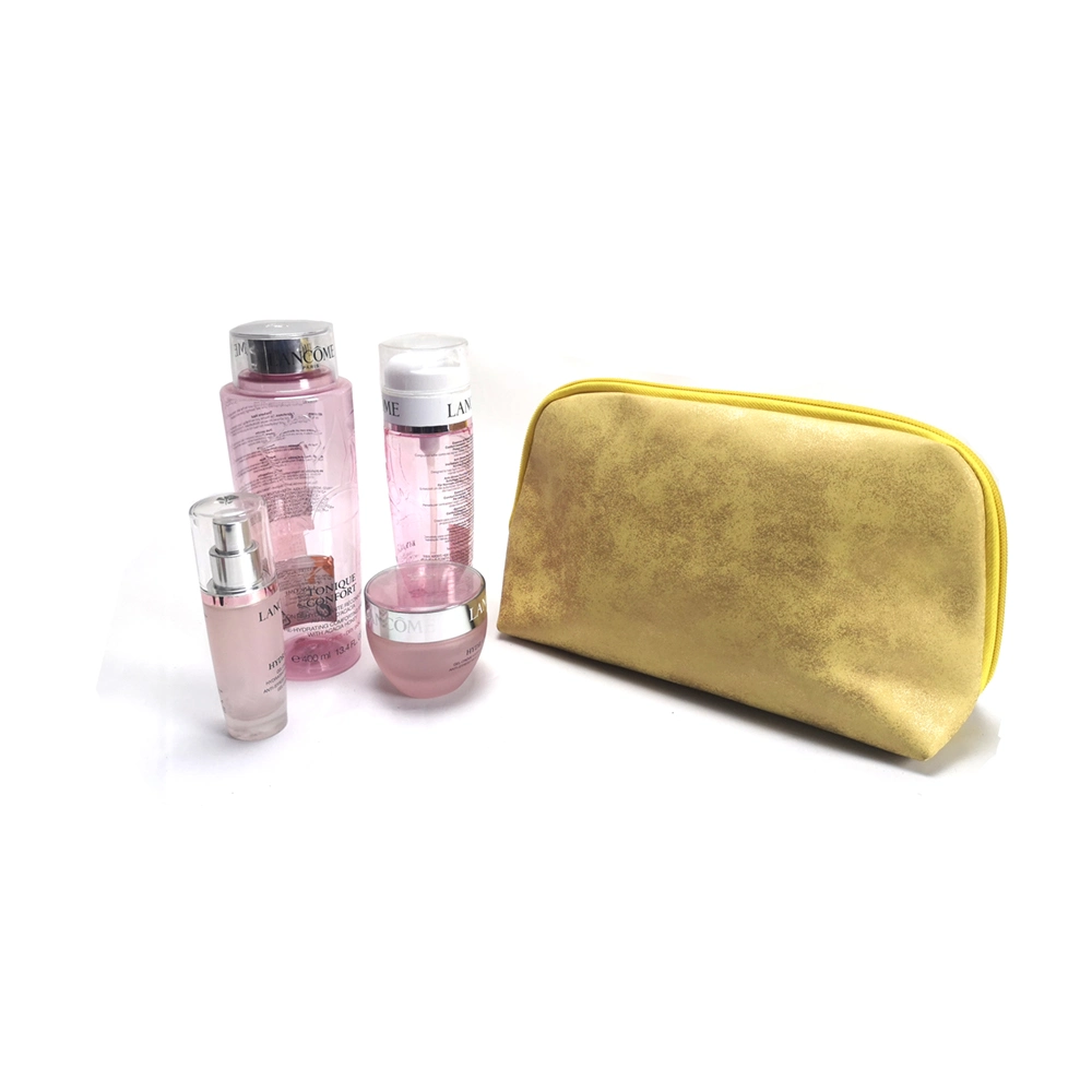 Manufacturer Wholesales Custom Women&prime; S Travel Makeup Storage Bag PVC Leather Cosmetic Bag