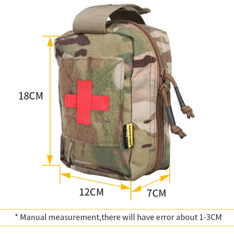 Tactical Molle Medical Pouch 500d Cordura Nylon Pouch with Eg Style