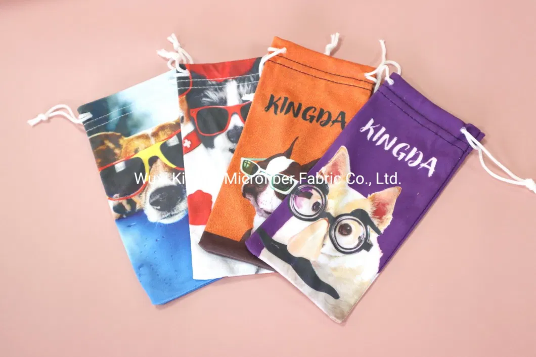 Microfibre Sunglasses Pouch Digital Print Customize Logo