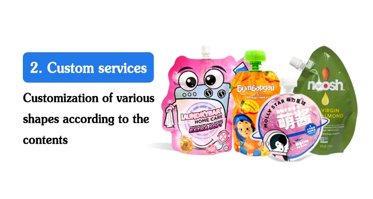 Dq Pack China Customized Printing Retort Bag Stand up Spout Pouch for Baby Food Juice Drink Water Packaging