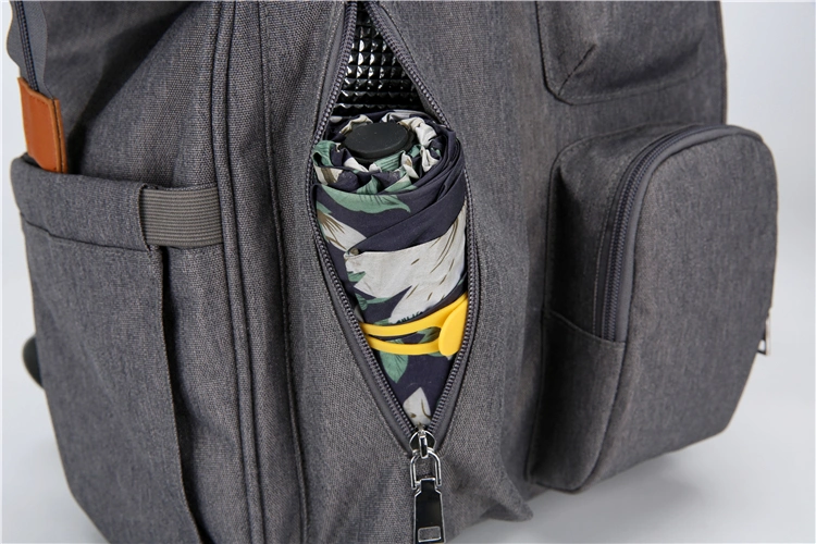 Custom Fashion Multi-Functional Baby Bag Hand-Held Large Capacity Backpack Mommy Diaper Bag